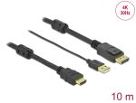 DELOCK HDMI > DisplayPort Kabel 4K 30Hz 10m