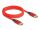 DELOCK DisplayPort Kabel 16K 60Hz 2m rot Metall