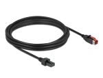 DeLOCK PoweredUSB Kabel Stecker 24 V zu 2 x 4 Pin Stecker 4 m für POS Drucker und Terminals