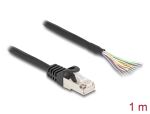 DeLOCK Kabel RJ50 Stecker zu offenen Kabelenden S/FTP 1 m...