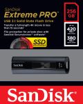 SanDisk Extreme Pro USB-Stick 256 GB USB Typ-A 3.2 Gen 1 (3.1 Gen 1) Schwarz