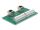 DeLOCK RJ50 2 x Buchse zu 2 x Terminalblock mit Drucktaster für Hutschiene gewinkelt