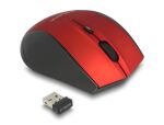 DELOCK Maus Ergonomische optische 5-Tasten Maus 2,4 G