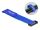 DELOCK Klett-Kabelbinder m. Schlaufe L190x B25mm blau 5Stk.