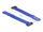 DELOCK Klett-Kabelbinder m. Schlaufe L190x B25mm blau 5Stk.
