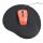 Gembird MP-GEL-BK Mauspad Gaming-Mauspad Schwarz