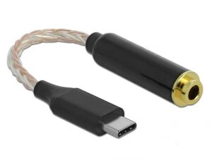 DeLOCK 66302 Handykabel Schwarz 0,125 m USB C