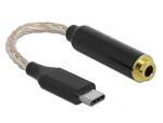 DeLOCK 66302 Handykabel Schwarz 0,125 m USB C