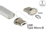 DELOCK Magnetischer Adapter USB Typ Micro-B Stecker