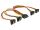DELOCK Stromkabel SATA 15Pin > 4x15Pin St/Bu unten 30cm