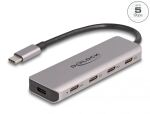 DELOCK USB 5 Gbps 4 Port USB Type-C Hub mit USB Type-C