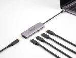 DELOCK USB 5 Gbps 4 Port USB Type-C Hub mit USB Type-C