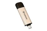Transcend JetFlash 930C USB-Stick 256 GB USB Type-A / USB Type-C 3.2 Gen 1 (3.1 Gen 1) Gold