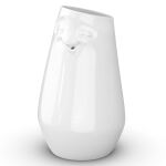 FIFTYEIGHT Vase - Entspannt hoch weiß