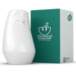 FIFTYEIGHT Vase - Entspannt hoch weiß