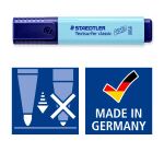 Staedtler 364 C4 E1 Marker 4 Stück(e) Meißel Schwarz, Blau, Türkis, Violett