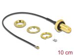 DeLOCK Antennenkabel RP-SMA Buchse zum Einbau zu I-PEX...