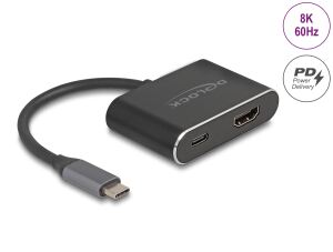 DELOCK USB Type-C Adapter zu HDMI (DP Altmode) 8Kmit HDR