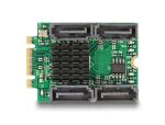 DeLOCK Konverter M.2 Key B+M Stecker zu 4 x SATA Stecker mit RAID und HyperDuo
