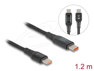 DELOCK USB 2.0 Daten u. Schnellladekabel USB Type-C St zu St