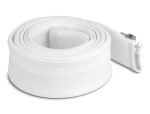 DELOCK Geflechtschlauch mit Reißverschluss 2 m x 50 mm weiß
