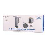 LogiLink EO0004 PC-Halterung Tischmontierte CPU-Halterung Schwarz