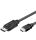 Alcasa HDMI 5m DisplayPort Schwarz