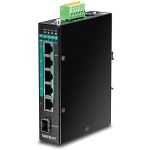 Trendnet TI-PG541 Netzwerk-Switch Unmanaged L2 Gigabit Ethernet (10/100/1000) Power over Ethernet (PoE) Schwarz