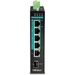 Trendnet TI-PG541 Netzwerk-Switch Unmanaged L2 Gigabit Ethernet (10/100/1000) Power over Ethernet (PoE) Schwarz