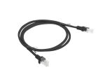 Lanberg PCU5-10CC-0100-BK Netzwerkkabel Schwarz 1 m Cat5e U/UTP (UTP)