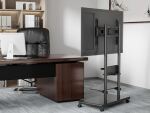 Equip Mobiler TV-Trolley (50–90 Zoll) mit Stecktafel-Regal