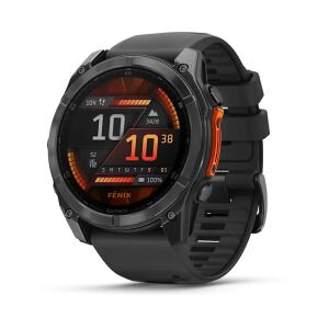 Garmin Fenix 8 3,56 cm (1.4") AMOLED 51 mm Digital 454 x 454 Pixel Touchscreen Grau WLAN GPS