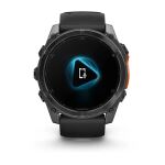 Garmin Fenix 8 3,56 cm (1.4") AMOLED 51 mm Digital 454 x 454 Pixel Touchscreen Grau WLAN GPS