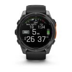 Garmin Fenix 8 3,56 cm (1.4") AMOLED 51 mm Digital 454 x 454 Pixel Touchscreen Grau WLAN GPS