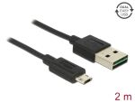 DeLOCK 83850 USB Kabel USB 2.0 2 m USB A Micro-USB B 0,48...
