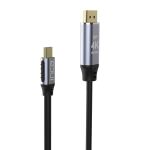 Inca ITCD-20 Videokabel-Adapter 2 m USB Typ-C HDMI Schwarz, Silber