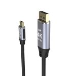 Inca ITCD-20 Videokabel-Adapter 2 m USB Typ-C HDMI Schwarz, Silber