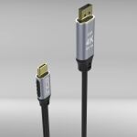 Inca ITCD-20 Videokabel-Adapter 2 m USB Typ-C HDMI Schwarz, Silber