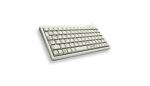 CHERRY G84-4100 Kompakte Kabelgebundene Tastatur, USB/PS2, Hell Grau (QWERTZ - DE)