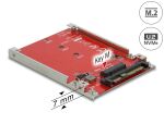 DELOCK 2.5" Konverter U.2 SFF-8639 > M.2 NVMe Key...