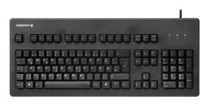 CHERRY G80-3000 Schwarze SWITCH Kabelgebundene Tastatur, Schwarz, USB/PS2 (QWERTZ - DE)