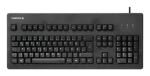 CHERRY G80-3000 Schwarze SWITCH Kabelgebundene Tastatur, Schwarz, USB/PS2 (QWERTZ - DE)