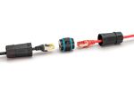 Digitus CAT 6A Außenanschluss, Schutzart IP68, RJ45 zu RJ45 Verbindung