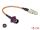 DELOCK Antennenkabel FAKRA D-St > FME-Bu RG-316 0.15m