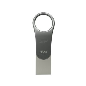 Silicon Power Mobile C80 USB-Stick 16 GB USB Type-A / USB Type-C 3.2 Gen 1 (3.1 Gen 1) Titan