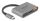 DeLOCK 61071 Videokabel-Adapter 0,1 m USB Typ-C USB Type-C + USB Type-A + HDMI Grau