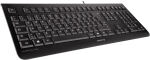 CHERRY KC 1000, Kabelgebundene Tastatur, Schwarz, USB (QWERTZ - DE)