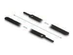 DELOCK Klett-Kabelbinder L 200 x B 12 mm schwarz 10...