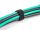 DELOCK Klett-Kabelbinder L 200 x B 12 mm schwarz 10 Stück