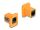 DELOCK D-Typ Modul RJ45 Buchse zu Buchse orange
